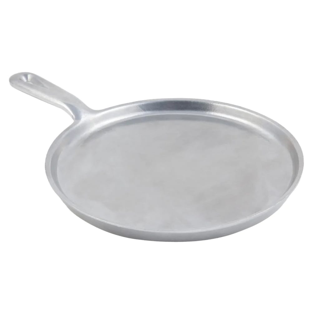 Bon Chef 5027 9 1/4" Aluminum Frying Pan w/ Solid Metal Handle, Pewter
