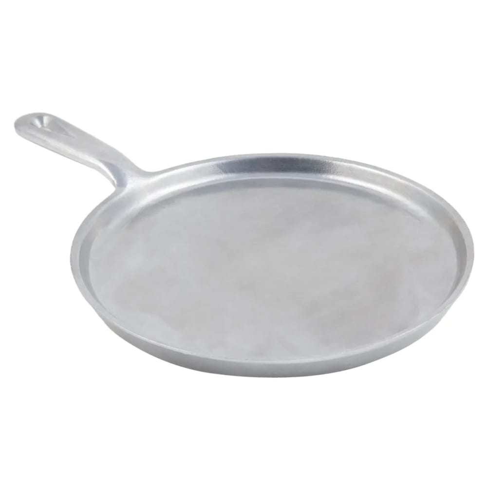 017-5027P 9 1/4" Aluminum Frying Pan w/ Solid Metal Handle, Pewter