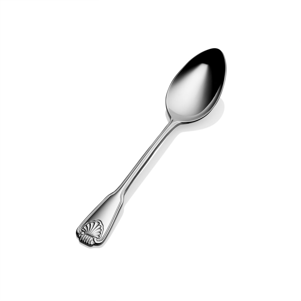 Bon Chef S2003 7 1/2" Dessert Spoon with 18/8 Stainless Grade, Shell Pattern