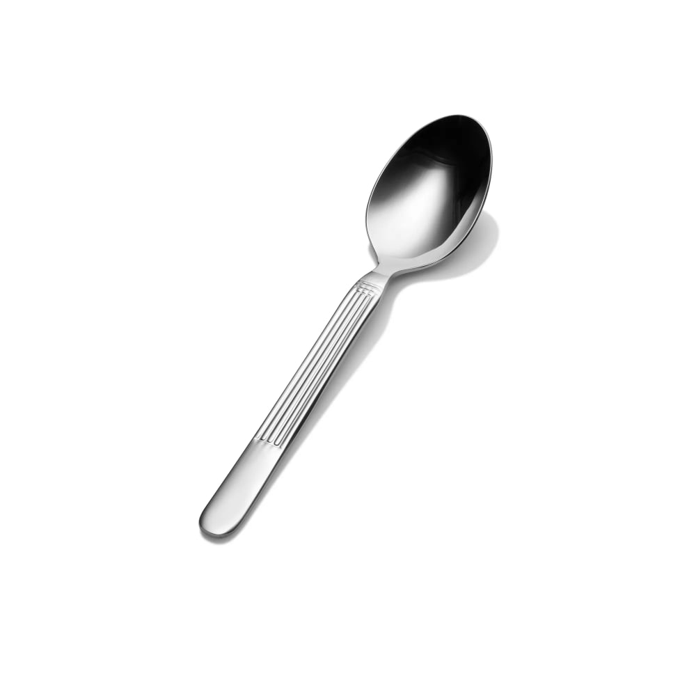 Bon Chef SBS3603 7 1/2" Dessert Spoon with 18/0 Stainless Grade, Apollo Pattern