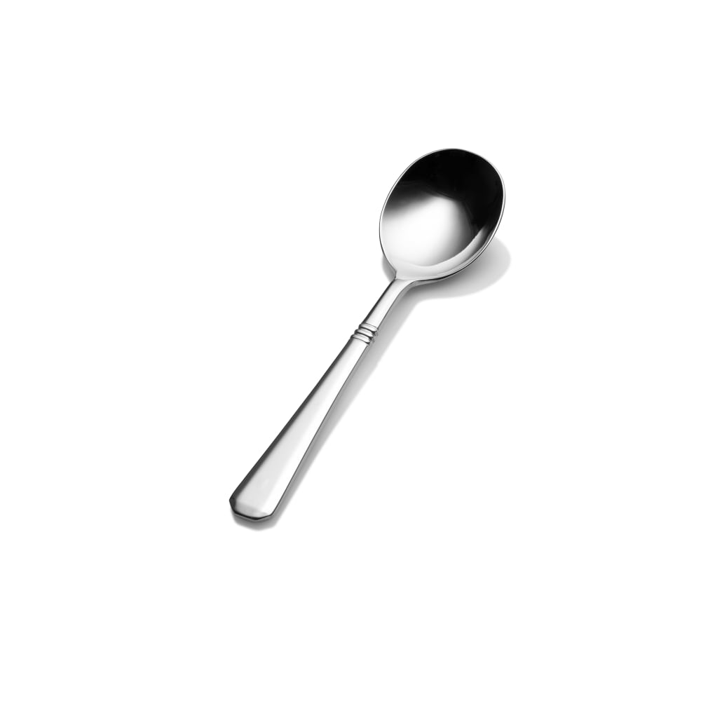 017-S3401 6.69" Bouillon Spoon with 18/8 Stainless Grade, Cordoba Pattern