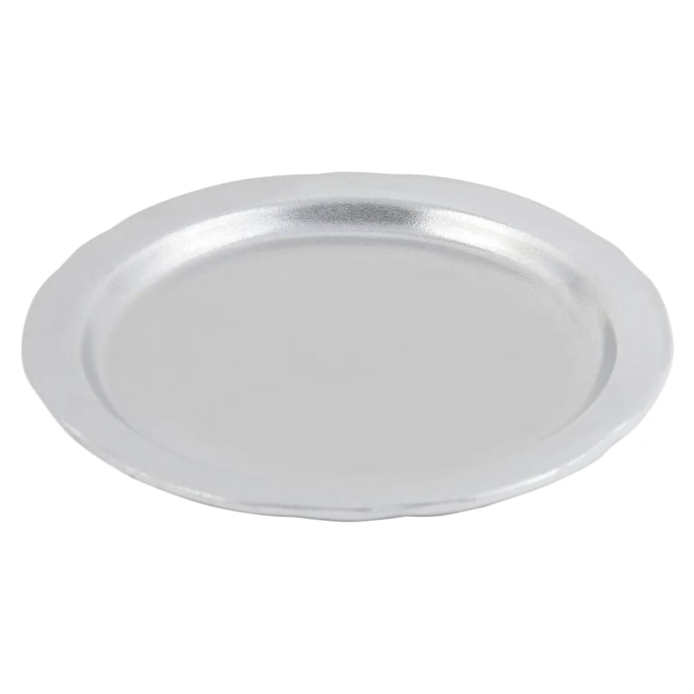 017-1028P 5 3/4" Bread & Butter Plate, Aluminum/Pewter Glo