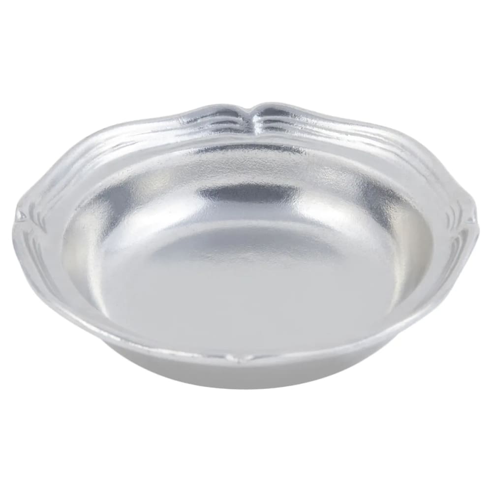 017-1038P 7" Round Salad/Soup Bowl w/ 11 oz Capacity, Aluminum/Pewter