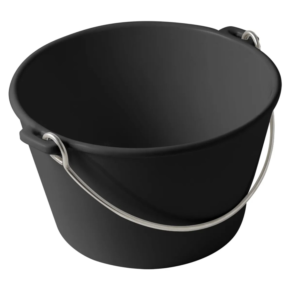 017-3008SBLK 3 qt Soup Kettle w/ Bail Handle, Aluminum