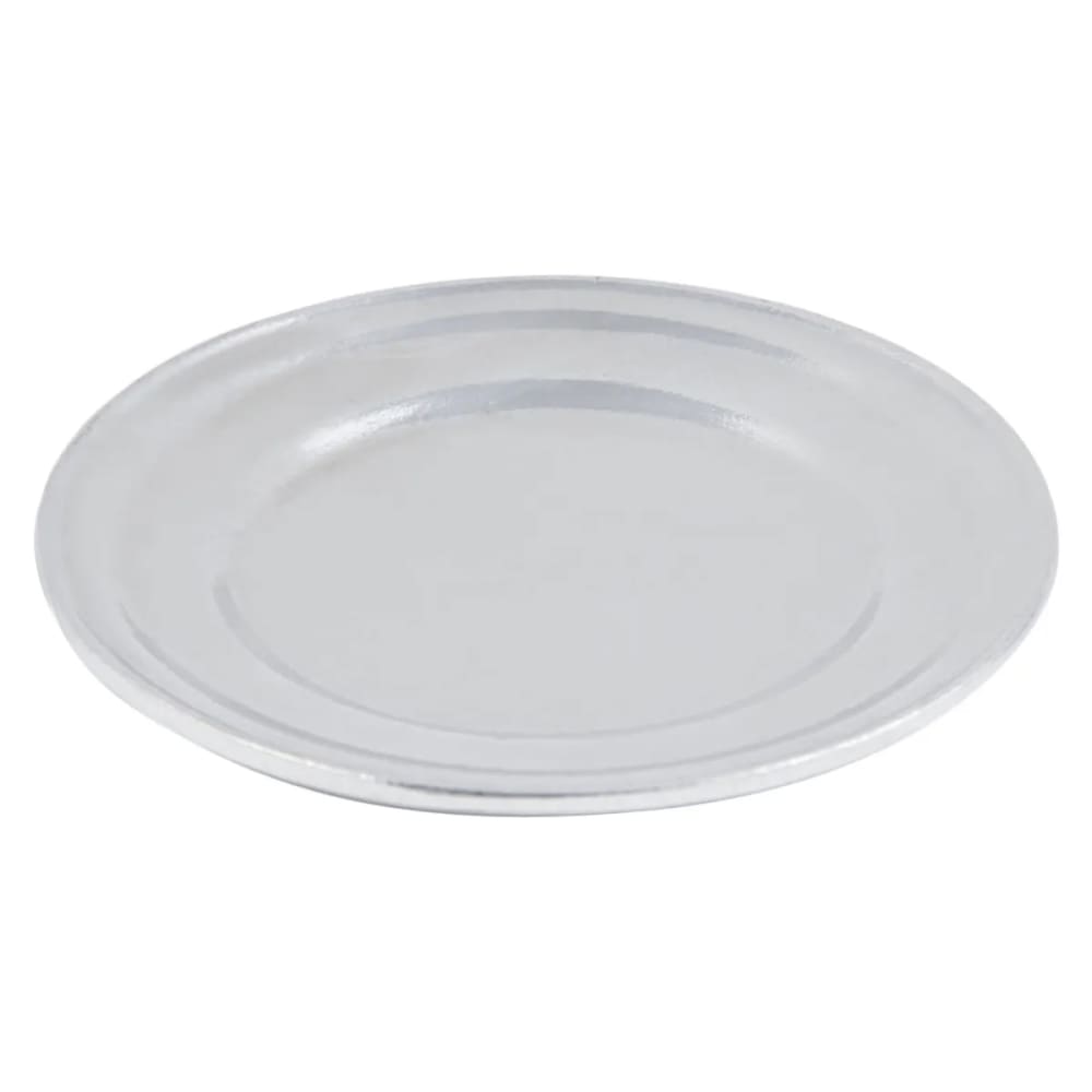 017-1001P 6" Traditional Bread & Butter Plate, Aluminum/Pewter-Glo