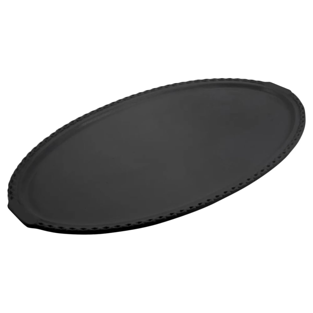 017-2700SBLK Oval Platter - 19" x 33", Aluminum