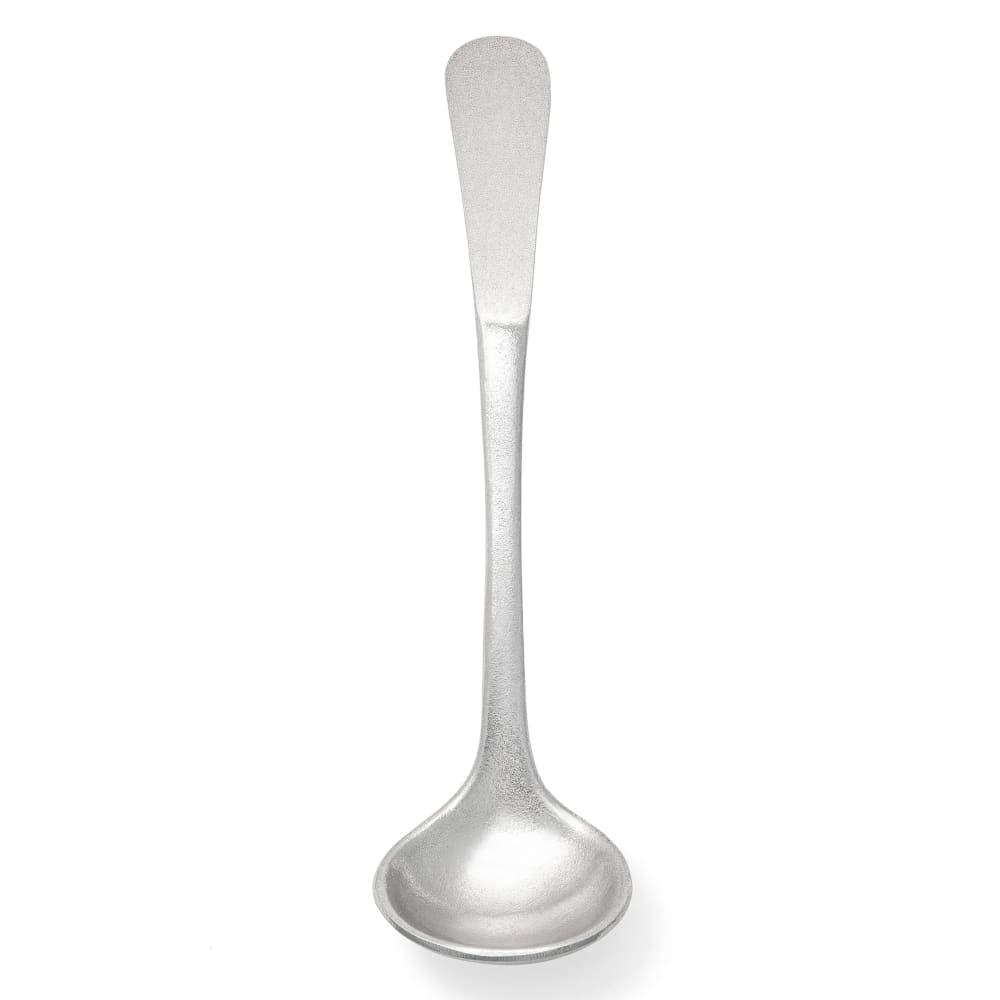017-9046P 1 oz Salad Dressing Ladle - Aluminum, Pewter-Glo