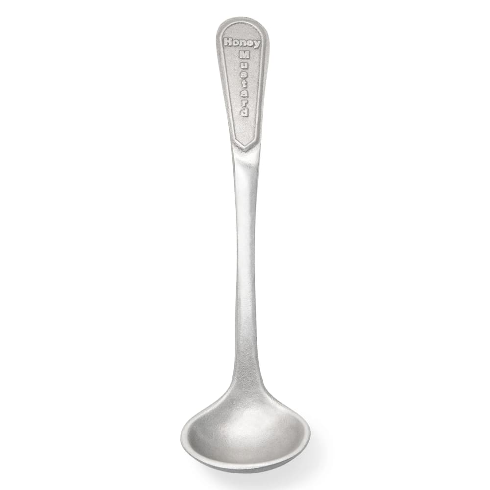 017-9077P 1 oz Salad Dressing Ladle, HONEY MUSTARD - Aluminum, Pewter-Glo