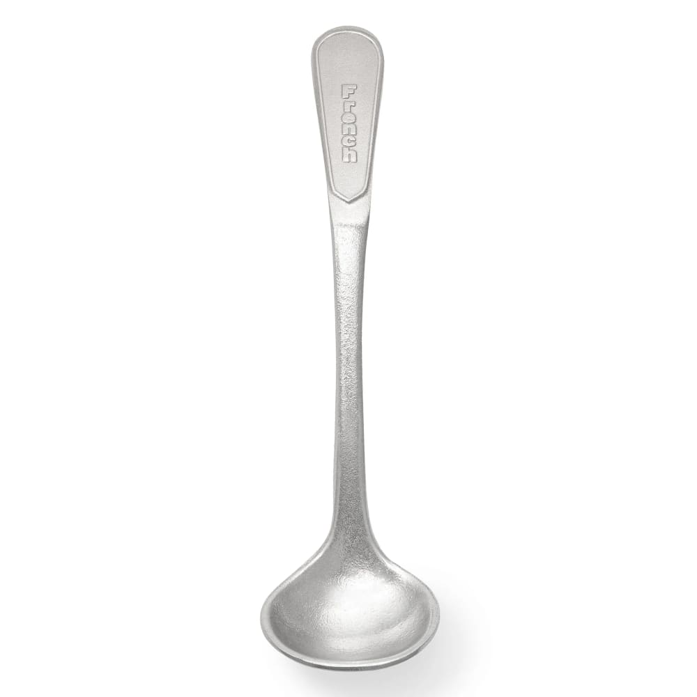 017-9042P 1 oz Salad Dressing Ladle, FRENCH - Aluminum, Pewter-Glo