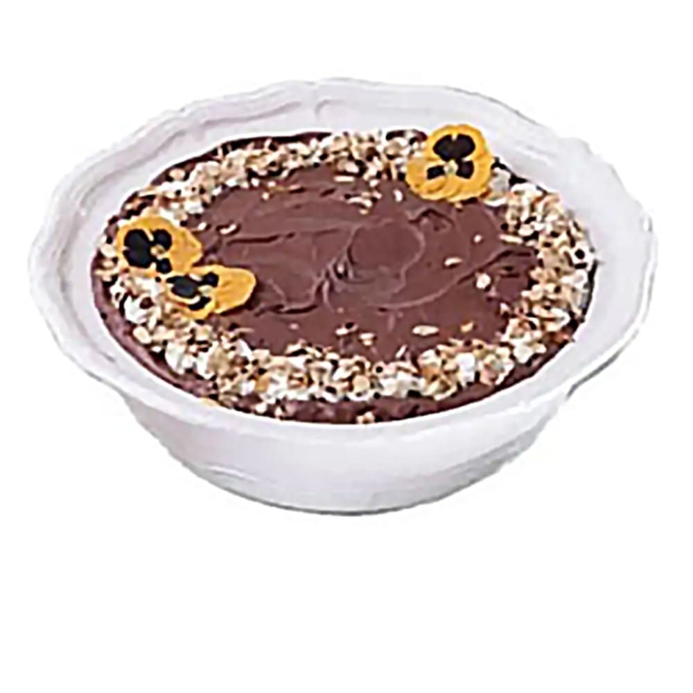 017-9056SWH 16 qt Salad Bowl, Aluminum/White