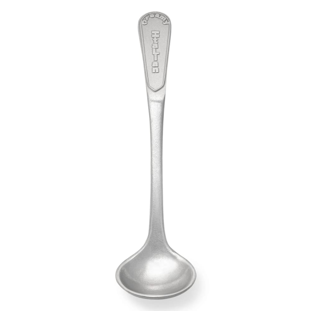 017-9040SWH 1 oz Salad Dressing Ladle, CREAMY ITALIAN - Aluminum, White