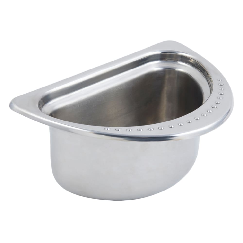 017-5302 Half Oval Food Pan, 4 1/2" Deep, Bolero, Stainless