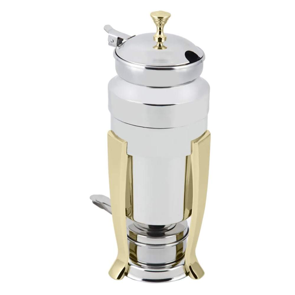 017-30004 Round Chafer w/ Hinged Lid & Chafing Fuel Heat