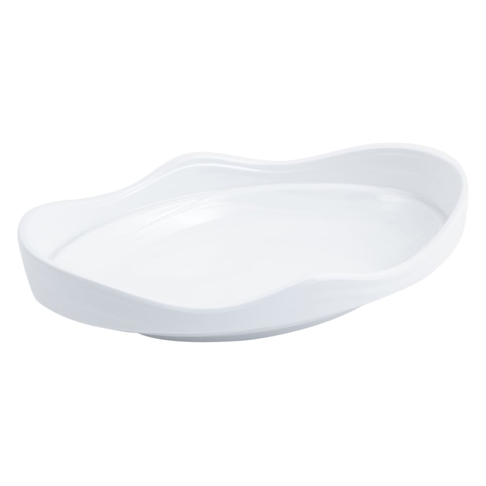017-53206WH 1 qt Oval Melamine Serving Bowl, White