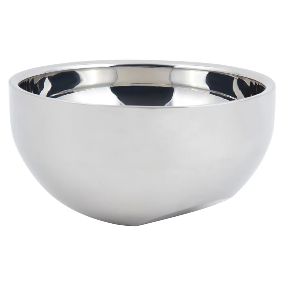 017-61267 3 qt Angled Double Wall Bowl, Stainless