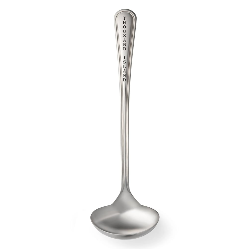 017-9407SS 1 2/5 oz Salad Dressing Ladle, THOUSAND ISLAND - Stainless Steel