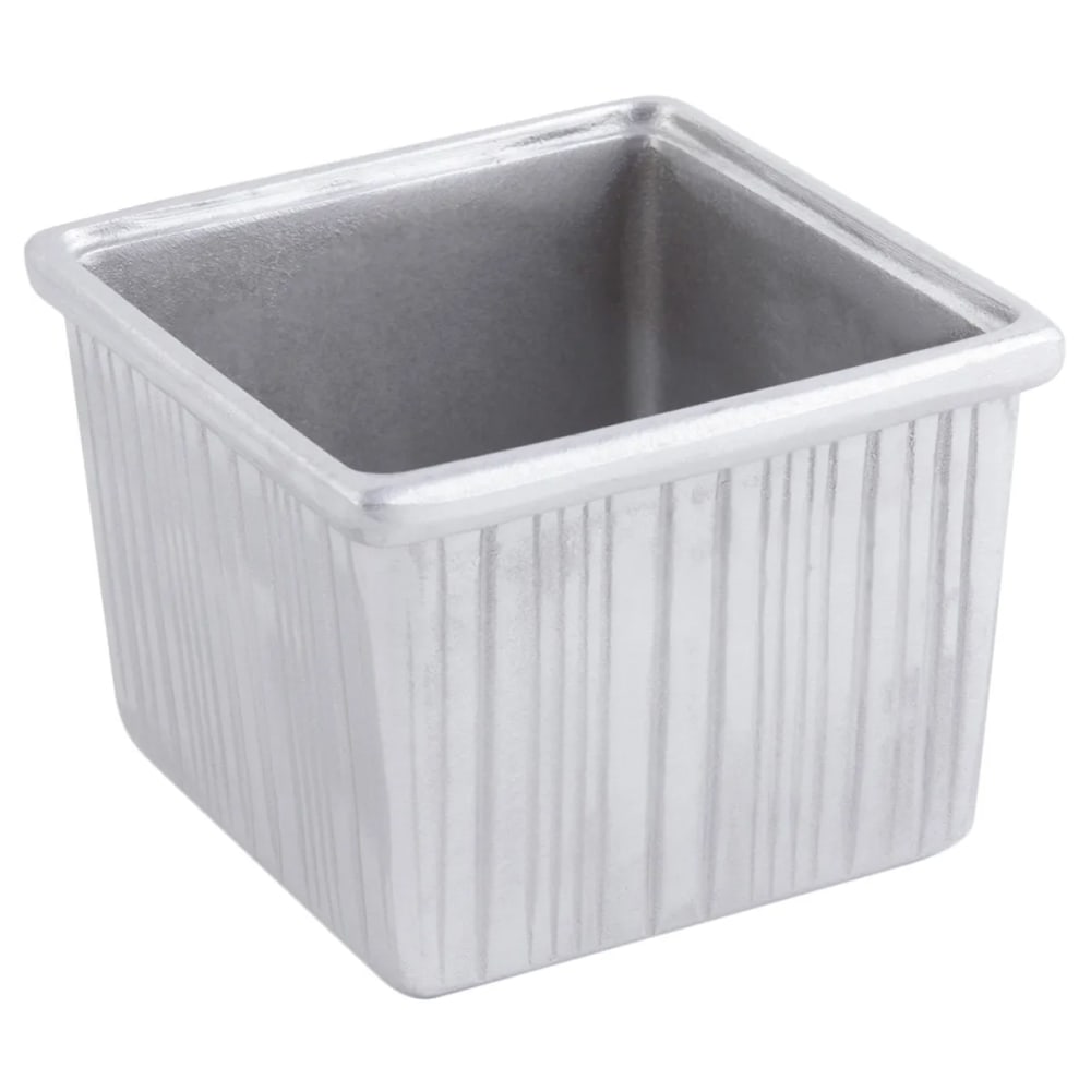 017-9502P 2 1/4 qt Space Saver Garnish Bowl, Aluminum/Pewter Glo