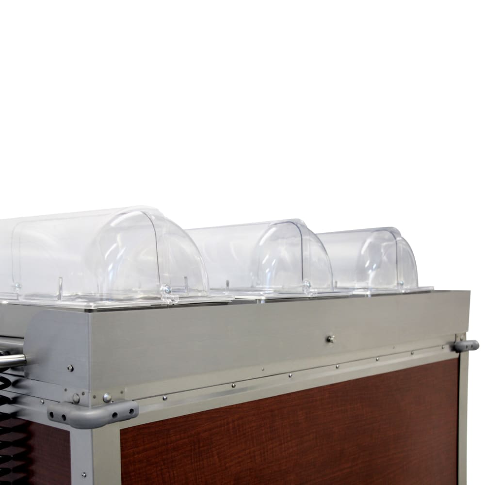 516-SS49 49 3/8" Safety Shield for CBC-HHH Carts, Stainless Steel