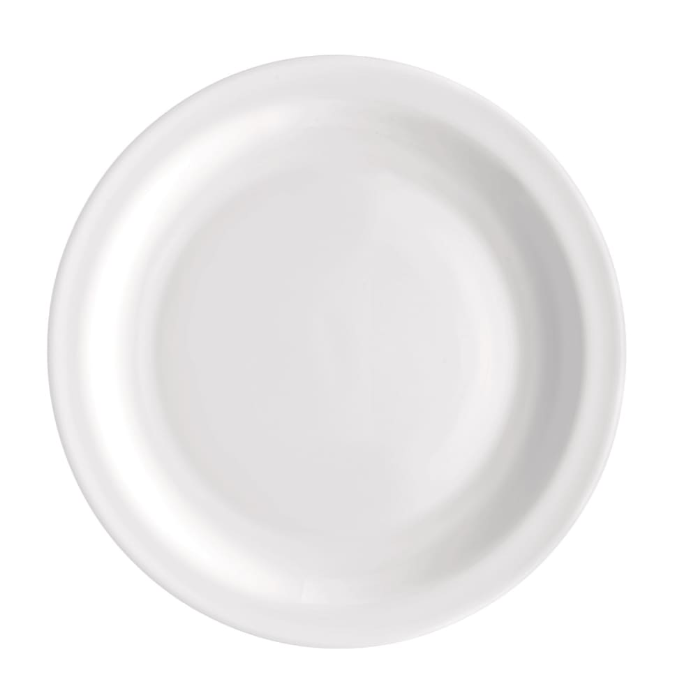 706-49205Q965 9 1/4" Round Careware Sicura Plate - Glass, White