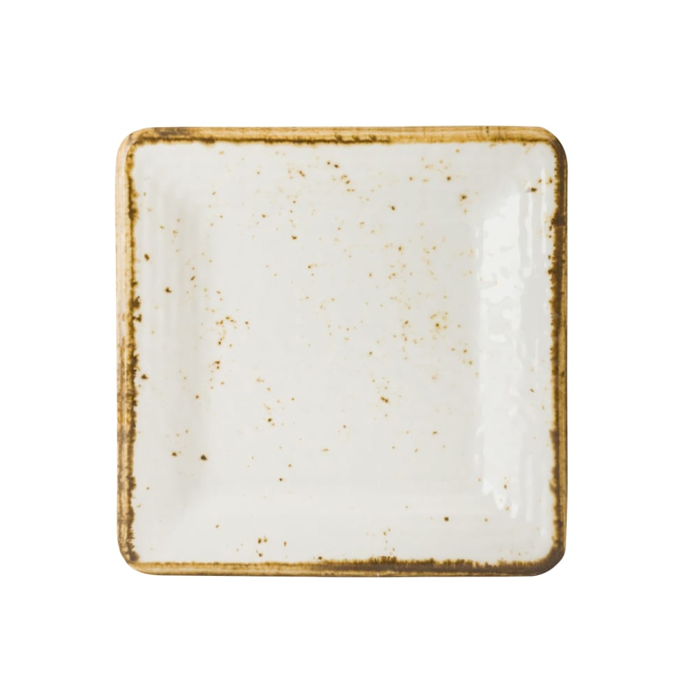 706-68A540EL791 5" Square Melamine Plate, Craft White