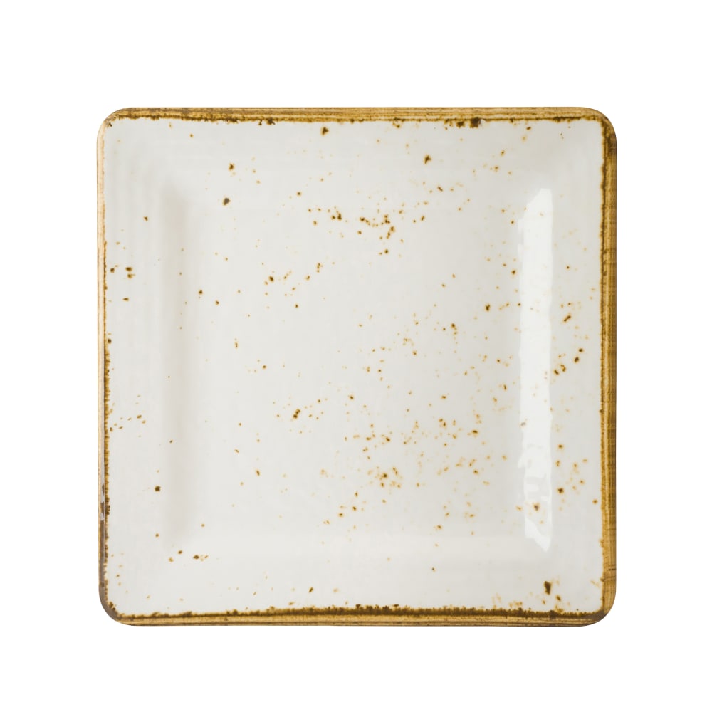 706-68A540EL790 9" Square Melamine Plate, Craft White