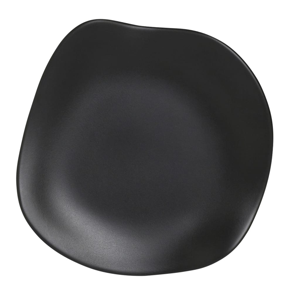 706-7000DD026 7" Round Melamine Plate, Marisol Black