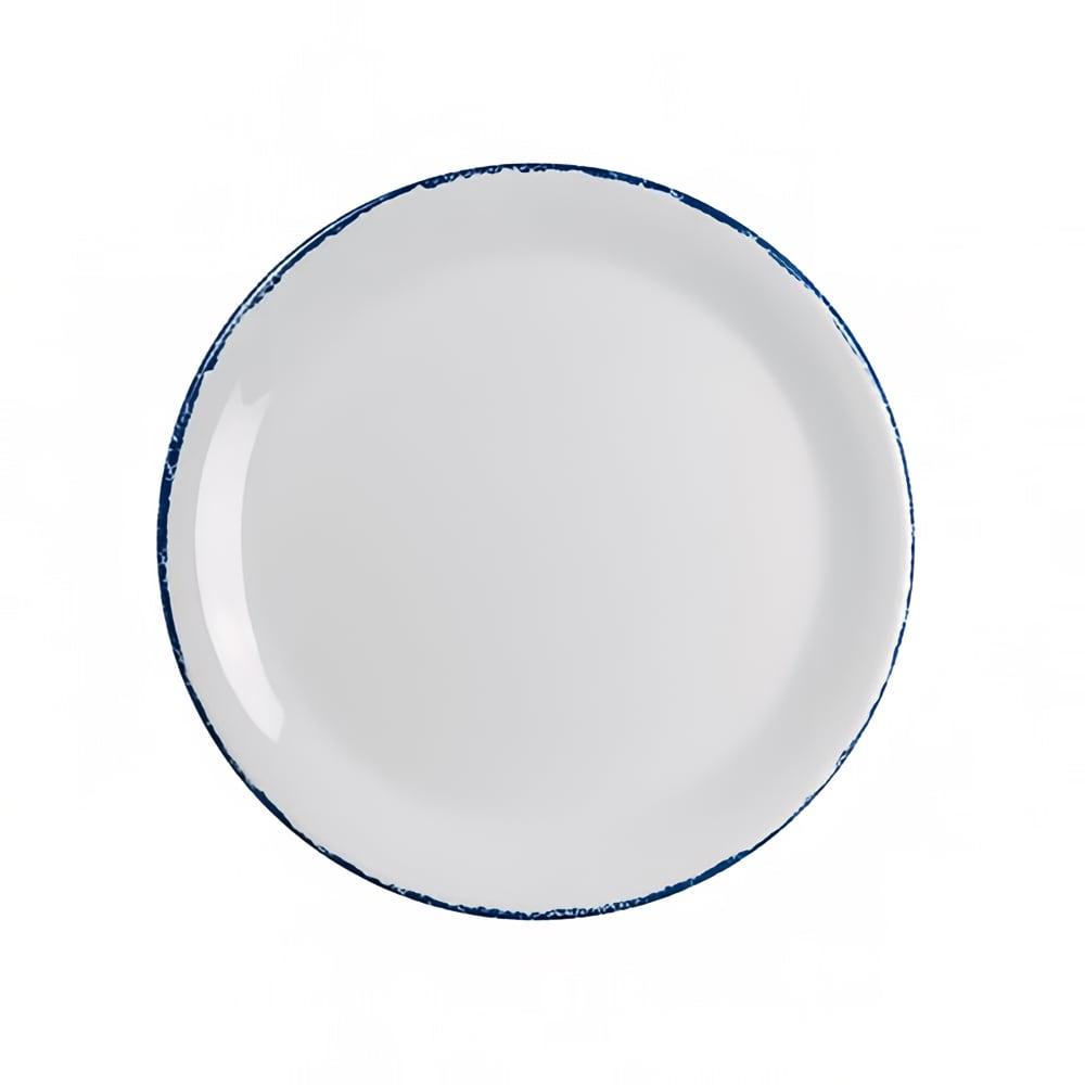 Steelite 7068MM304 10" Round Melamine Plate, Blue Dapple