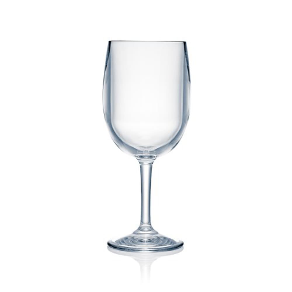 4oz Wine Plastic Glasses Pack of 4 Plastic Stemless