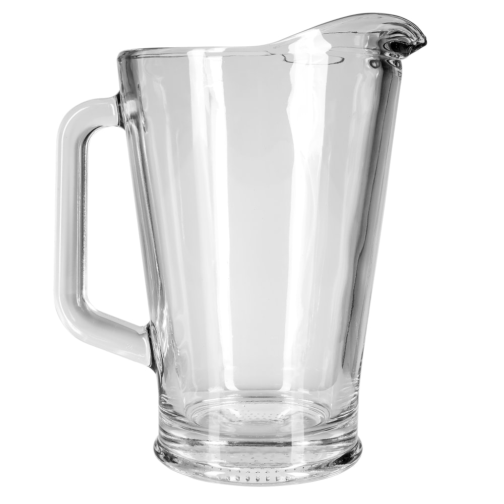 Durable Clear Glass Pitcher Non-slip 60.1 Fl Oz Clear Water Pitcher with  Lid For Kitchen Decor