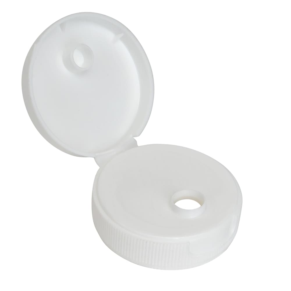 229-200TC White Squeeze Bottle Hinged Top, Fits All Size Squeeze Dispensers
