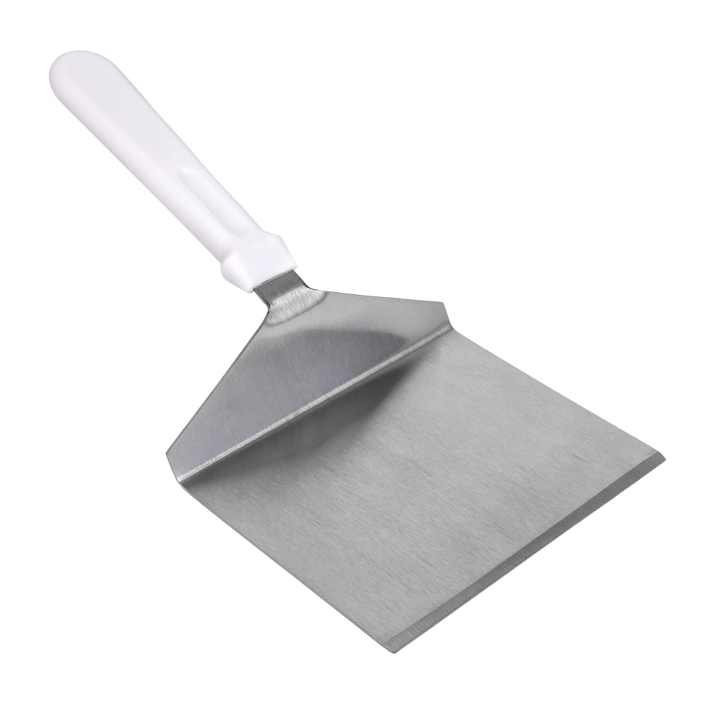 229-461W 11" Turner w/ Squared Stainless Steel Blade, White ABS Handle