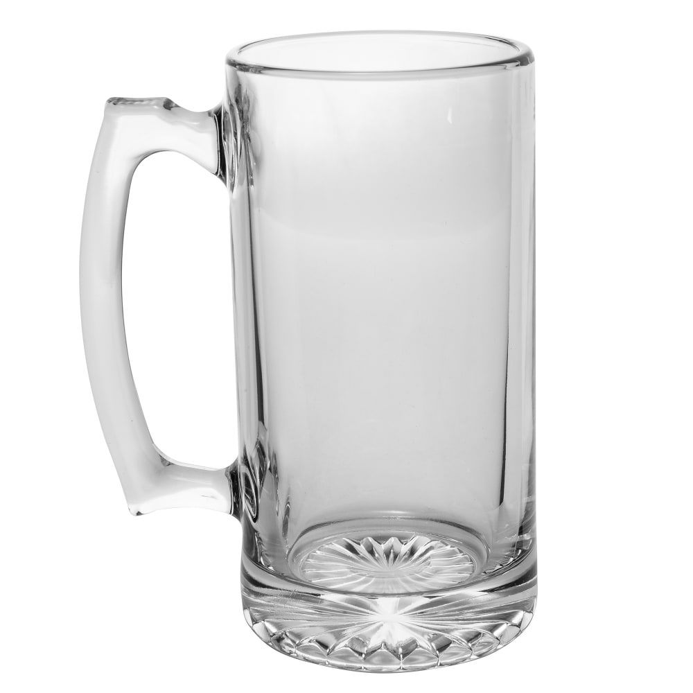 Glass Sports Mug With Handles, 26.5 Oz 