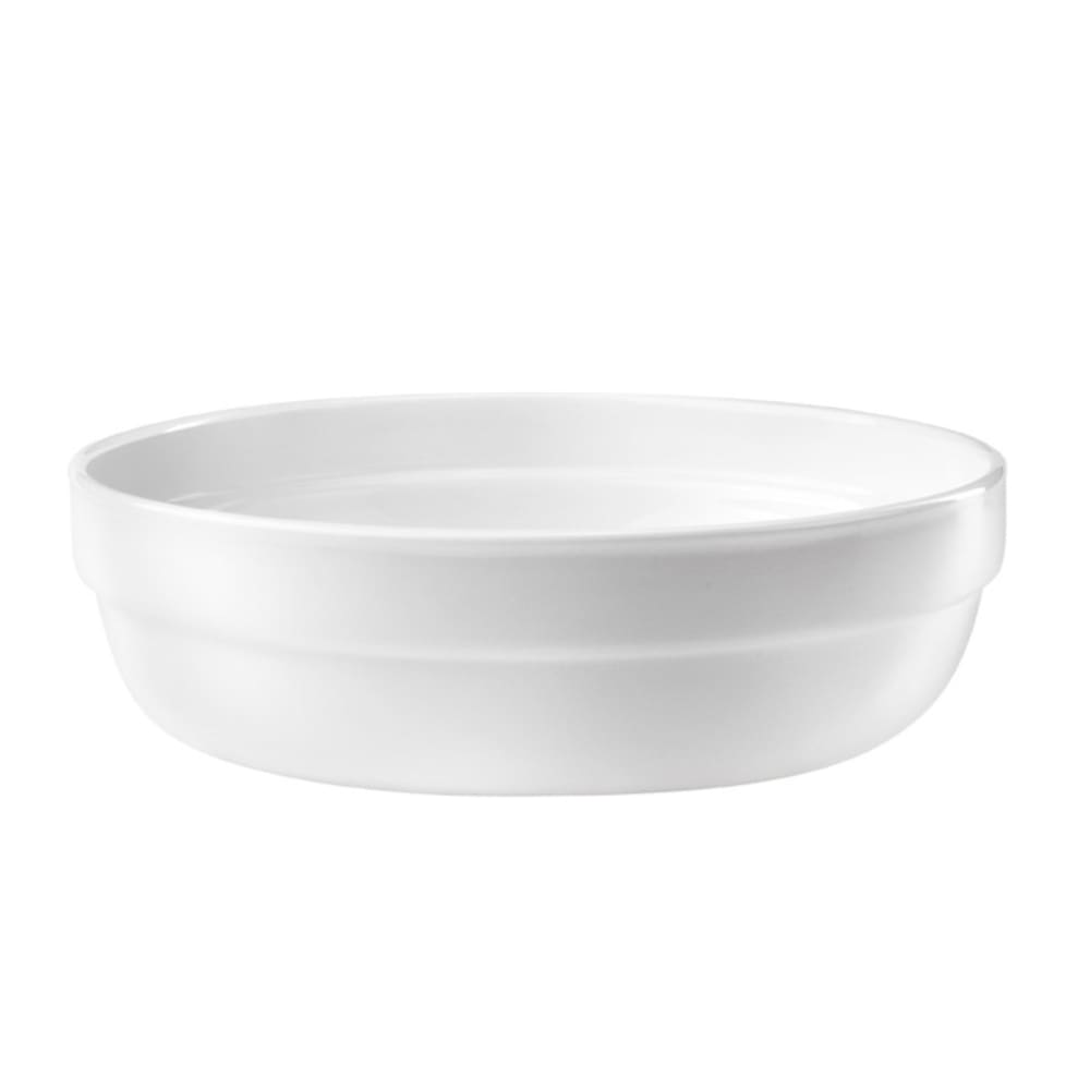706-49205Q967 32 oz Round Careware Bowl - Glass, White