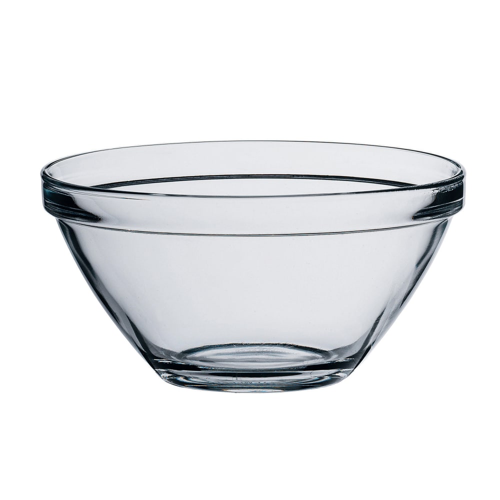 706-4934Q273 35 oz Round Pompei Bowl - Glass, Clear