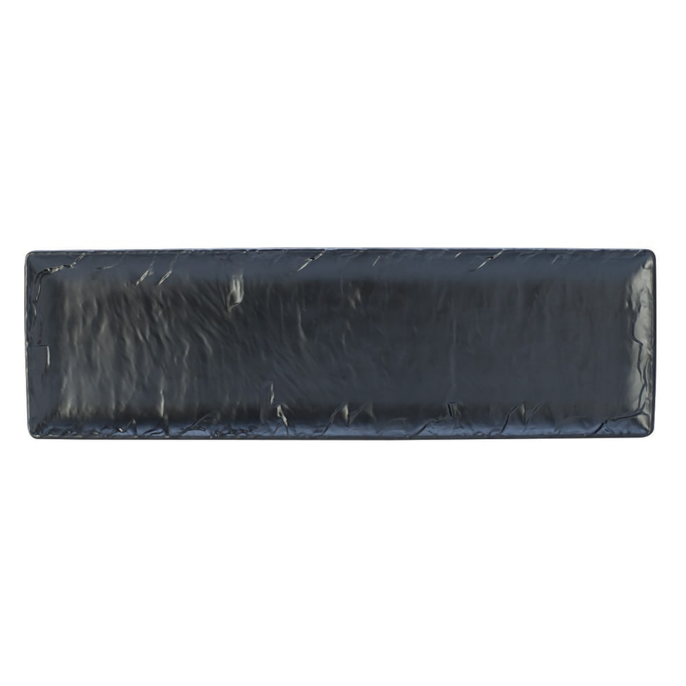 706-68A415EL597 21" x 6 3/8" Rectangular Creations Platter - Melamine, Slate