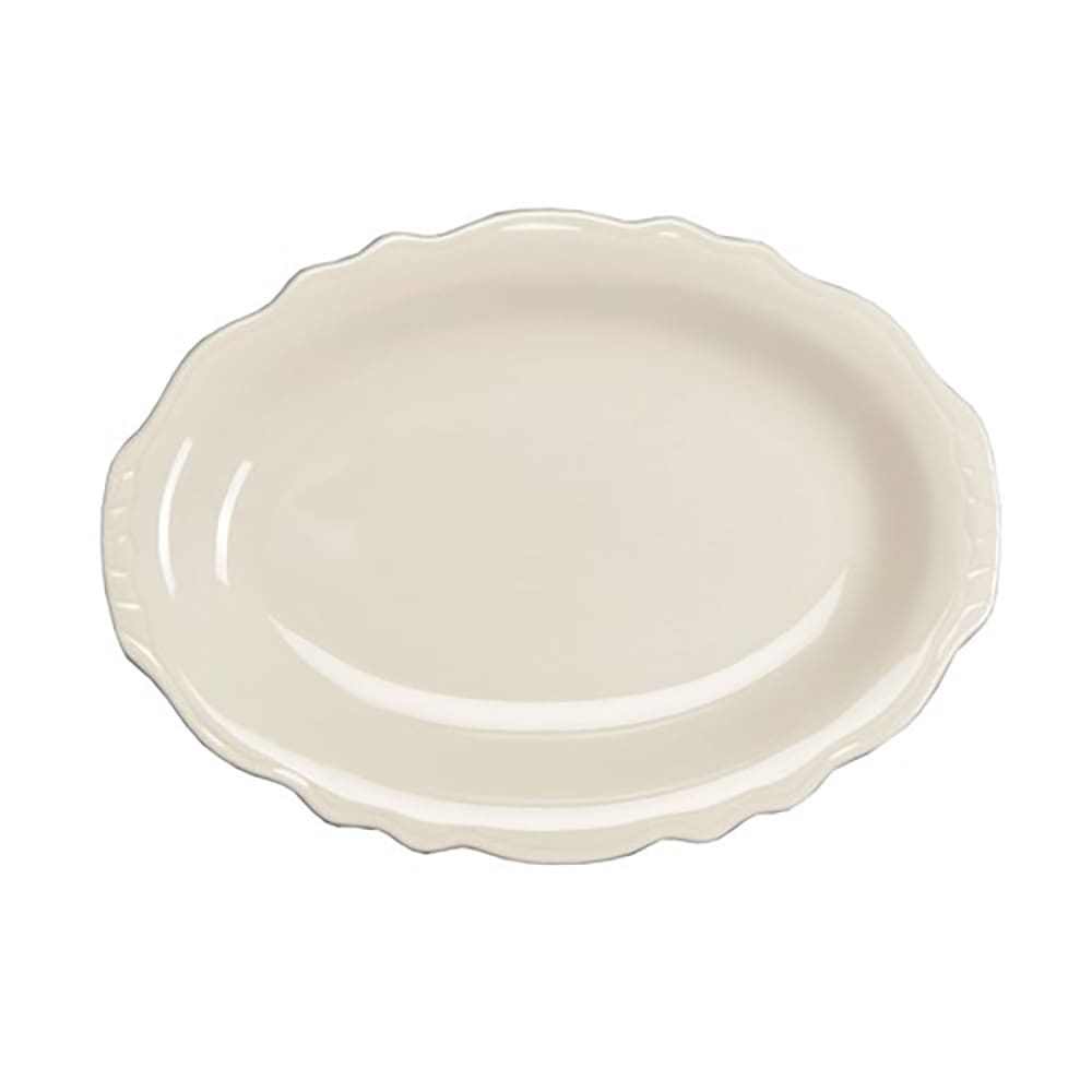 706-HL52300 7 3/4" x 5 5/8" Oval Carolyn Platter - China, Ivory