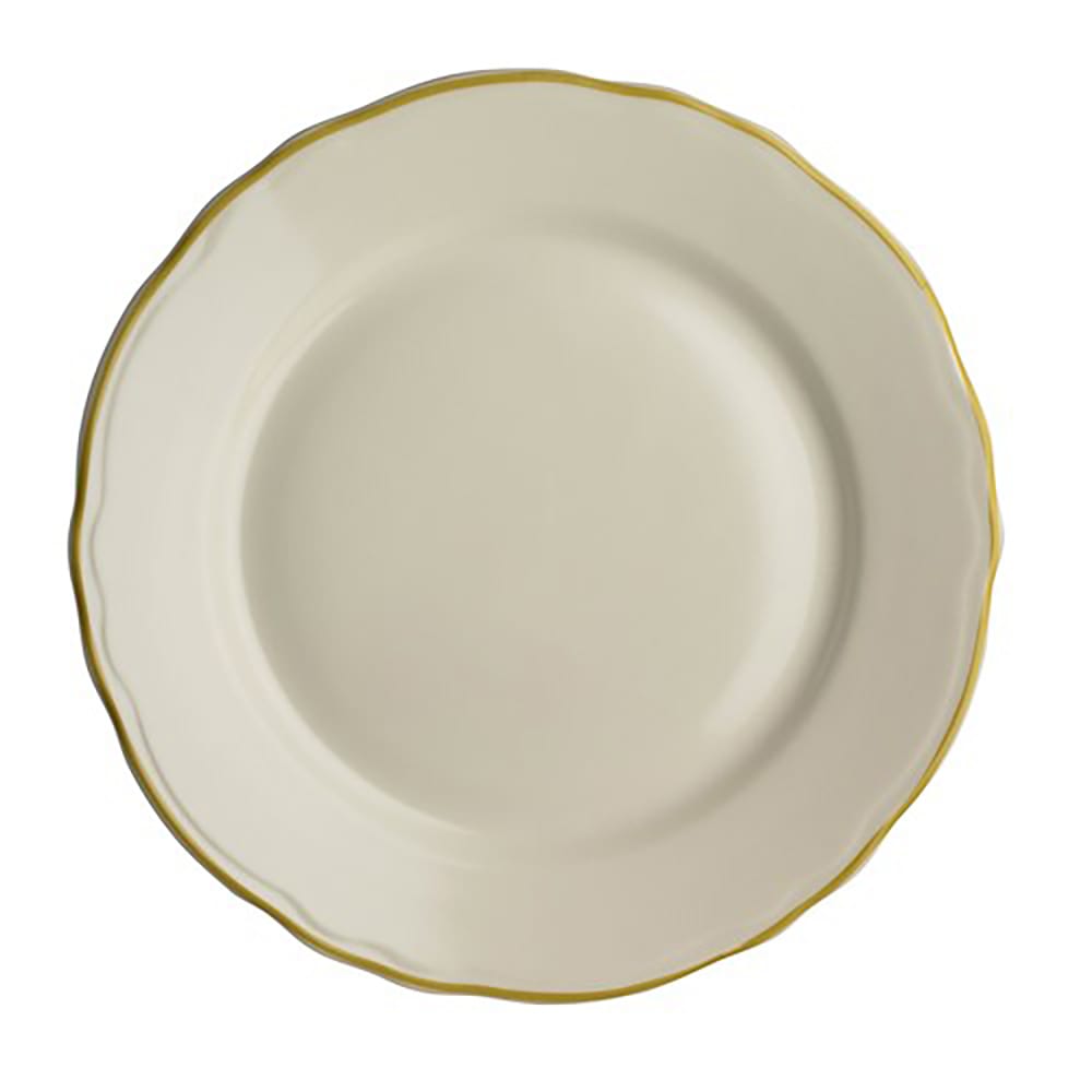 706-HL5480828 10 5/8" Round Styleline Plate - China, Old Gold