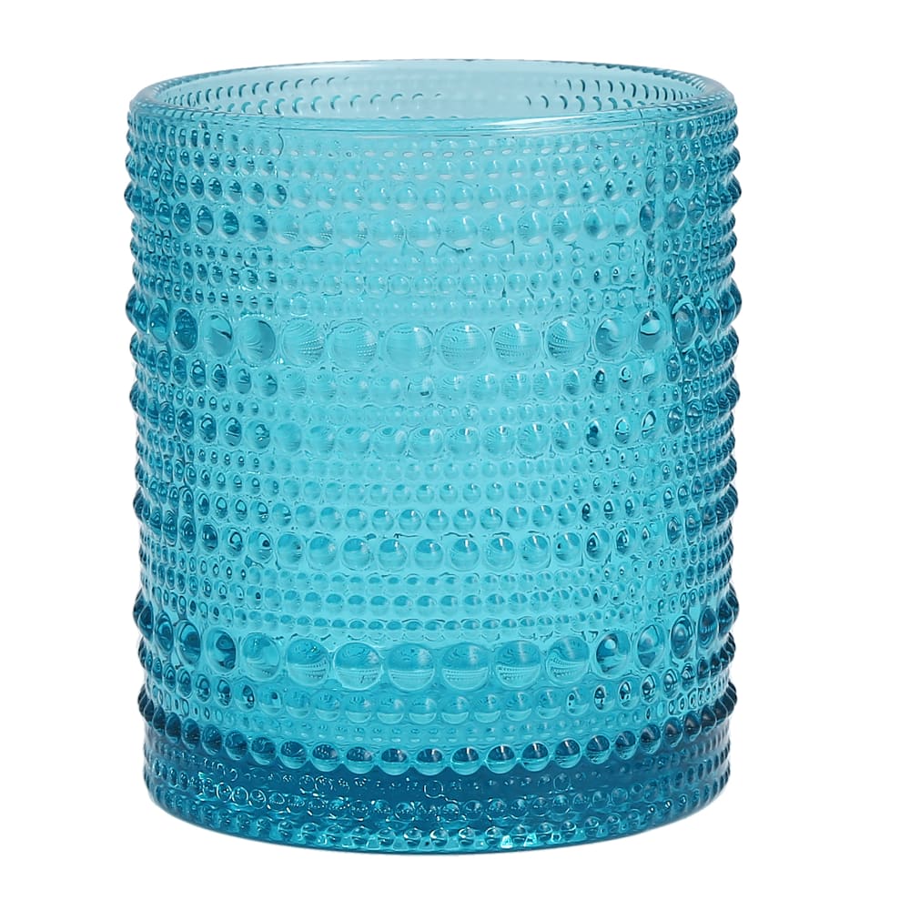 511-DVJUPITERLB04 10 oz Jupiter Double Old Fashioned Glass, Lagoon Blue