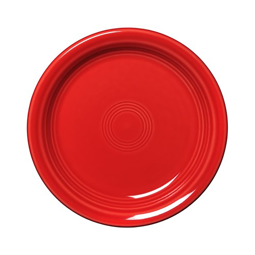 706-HL1461326 6 5/8" Round Fiesta Appetizer Plate - China, Scarlet