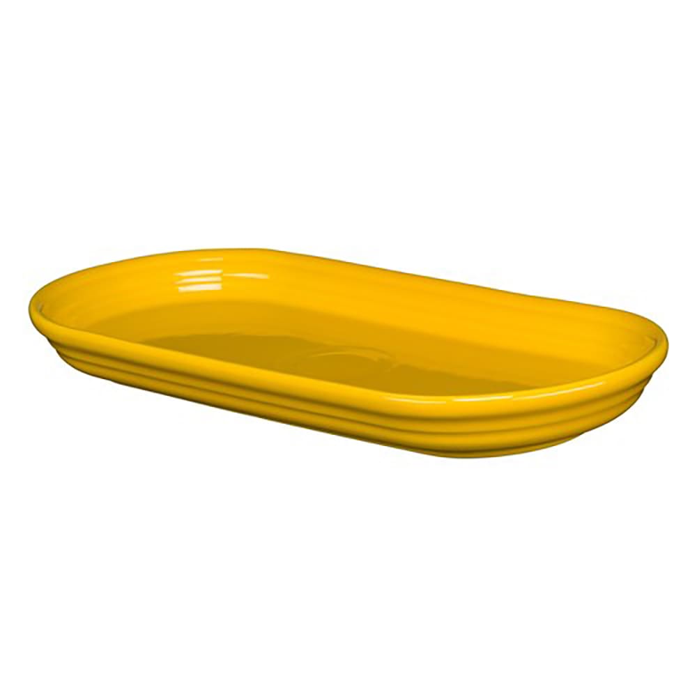 706-HL412342 Oblong Fiesta Bread Tray - 12" x 5 3/4", China, Daffodil