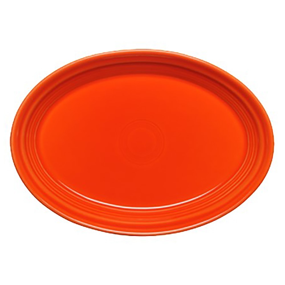 706-HL456338 9 5/8" x 6 7/8" Oval Fiesta Platter - China, Poppy