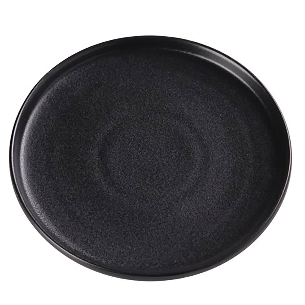 614-NB112 12 1/4" Round Plate - Ceramic, Noble Black