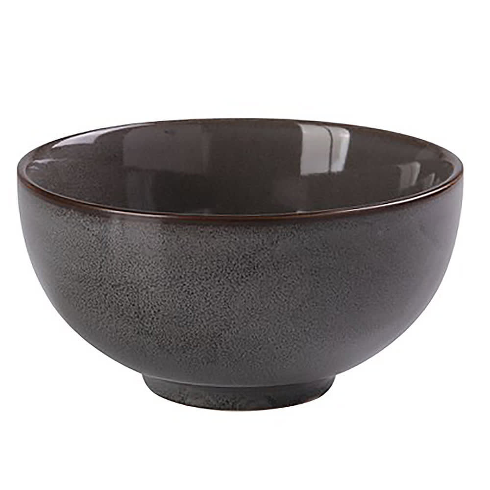 614-PK706 25 oz Round Nappie Bowl - Ceramic, Gray