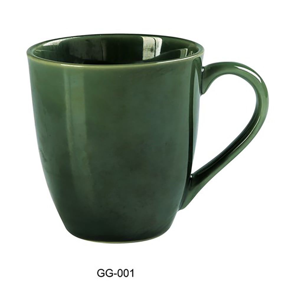 614-GG001 12 oz Coffee Mug - Ceramic, Green Gem