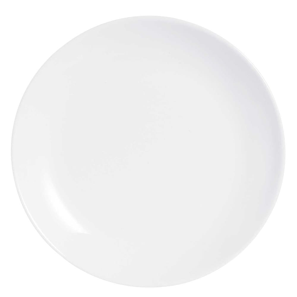 450-N9362 7 1/4" Round Evolutions Dessert Plate - Glass, White