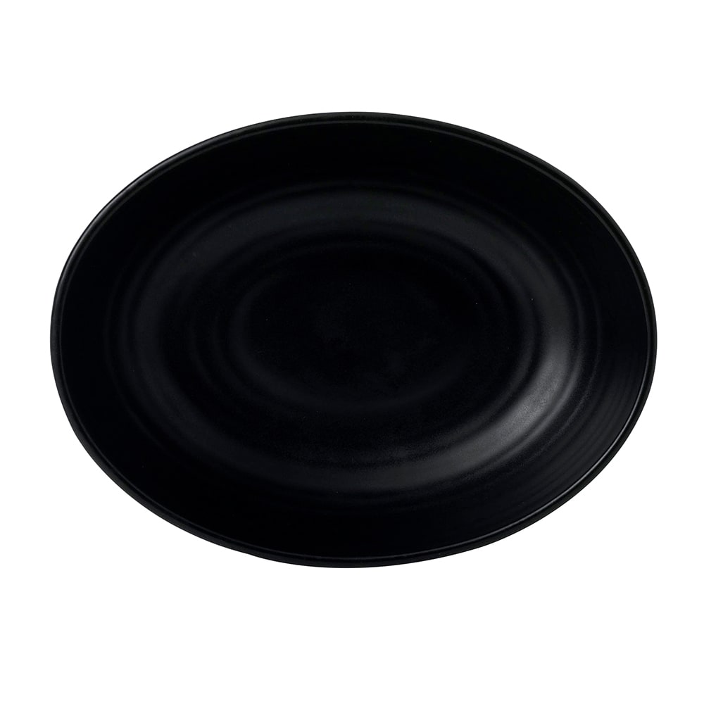 450-EJ216 35 oz Oval Evo Bowl - Ceramic, Jet