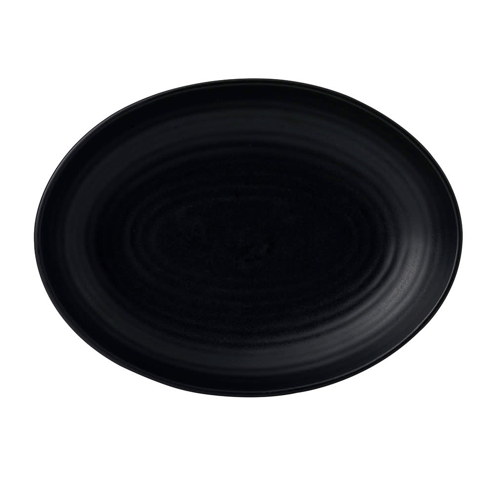 450-EJ267 38 3/4 oz Oval Evo Bowl - Ceramic, Jet