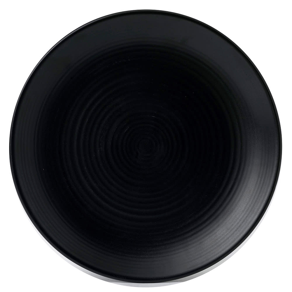 450-EJ295 11 5/8" Round Evo Plate - Ceramic, Jet