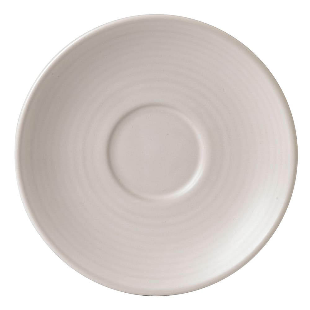 450-FM746 6 3/8" Round Evo Saucer - Ceramic, Pearl