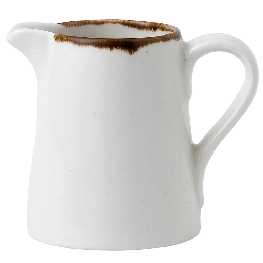 450-FM730 5 1/4 oz Harvest Creamer - Glazed Ceramic, Natural/Brown